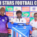 former bayelsa united midfielder, ifeanyi assurance being unveiled as a lobi stars player