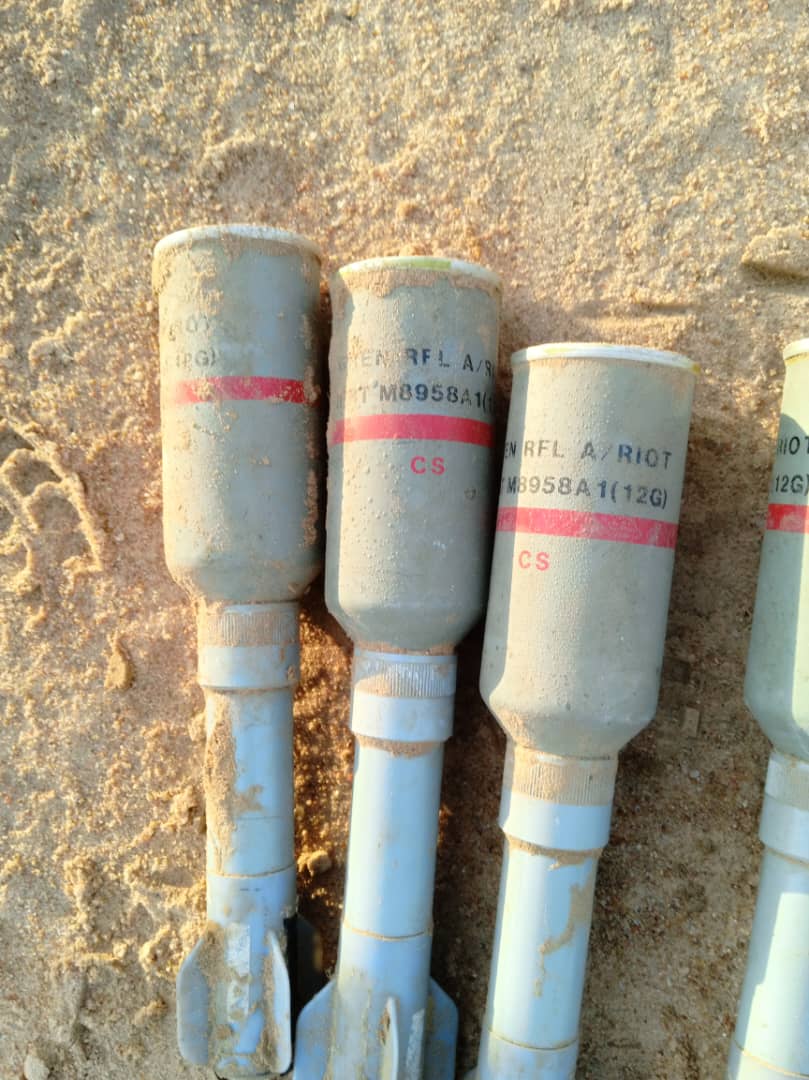 Police in Borno discover 6 projectile grenades abandoned by terrorists