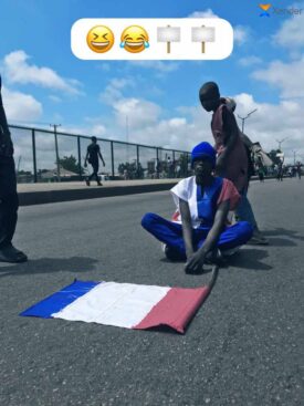 PHOTOS: Russian Flag Spreads Across Protest Grounds Despite Tinubu’s Warning Against Coup %Post Title