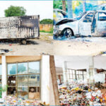 properties vandalized and looted when hoodlums hijacked #endbadgovernance protest in kano