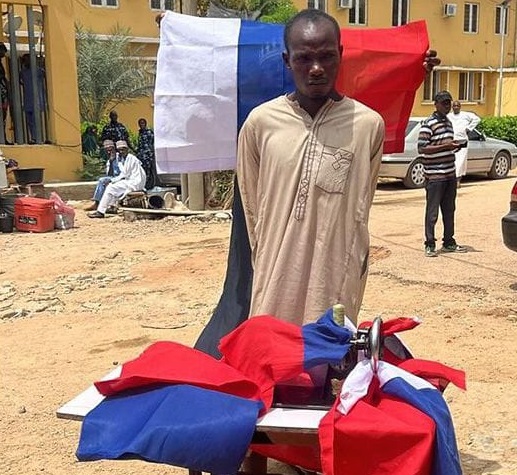 Man promoting Russian flag arrested in Kano