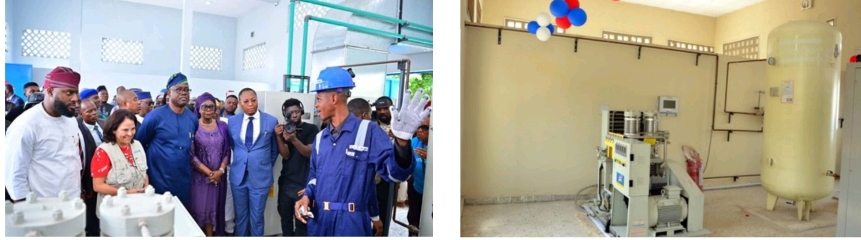 Photo Credit: UNICEF Oxygen Security Project, Oyo State                                   Oxygen Security Project, Ogun State