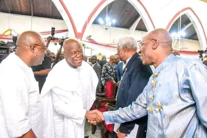 Fubara, Edun, Amaechi, others honour Peterside’s mother at burial