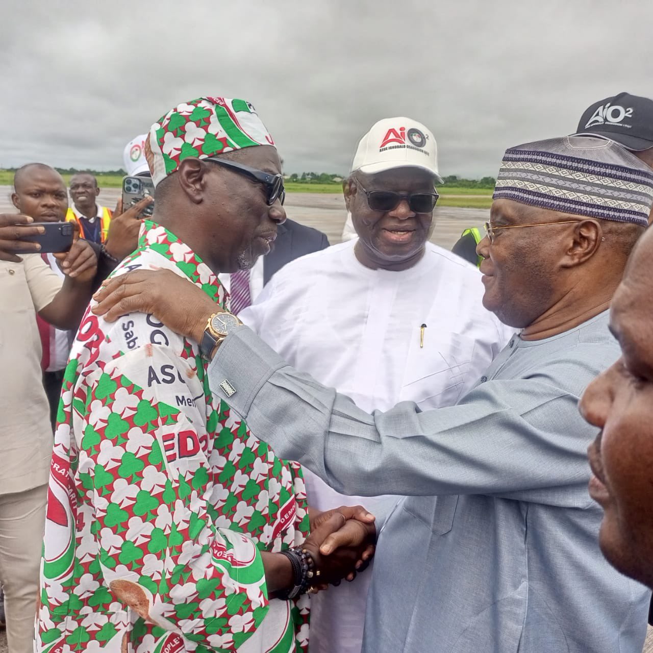 PHOTOS: Atiku in Edo for PDP final campaign rally