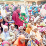 cross section of idps during the visit of the vice president to niger