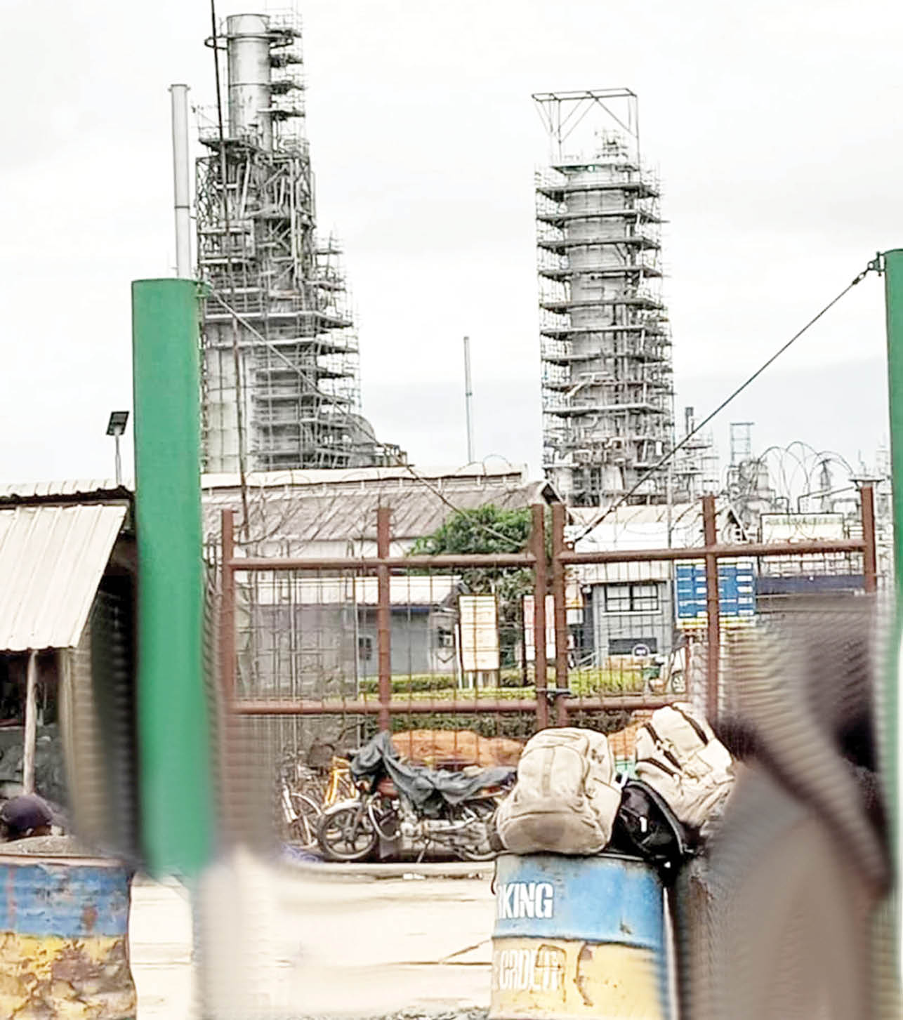 entrance view of the port harcourt refinery