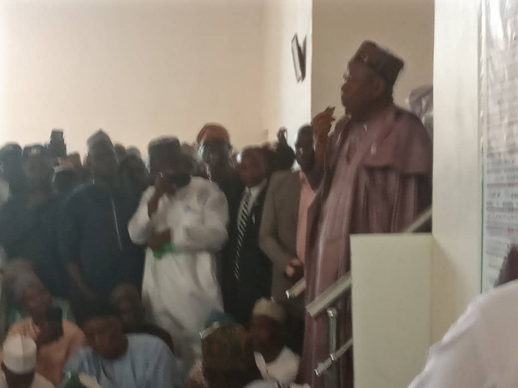 PHOTOS: Kano agog as Ganduje returns, visits victims of accident