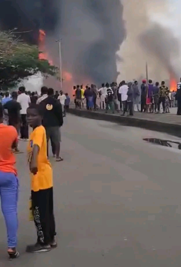 Homes, shops burnt as tanker explodes in Bayelsa