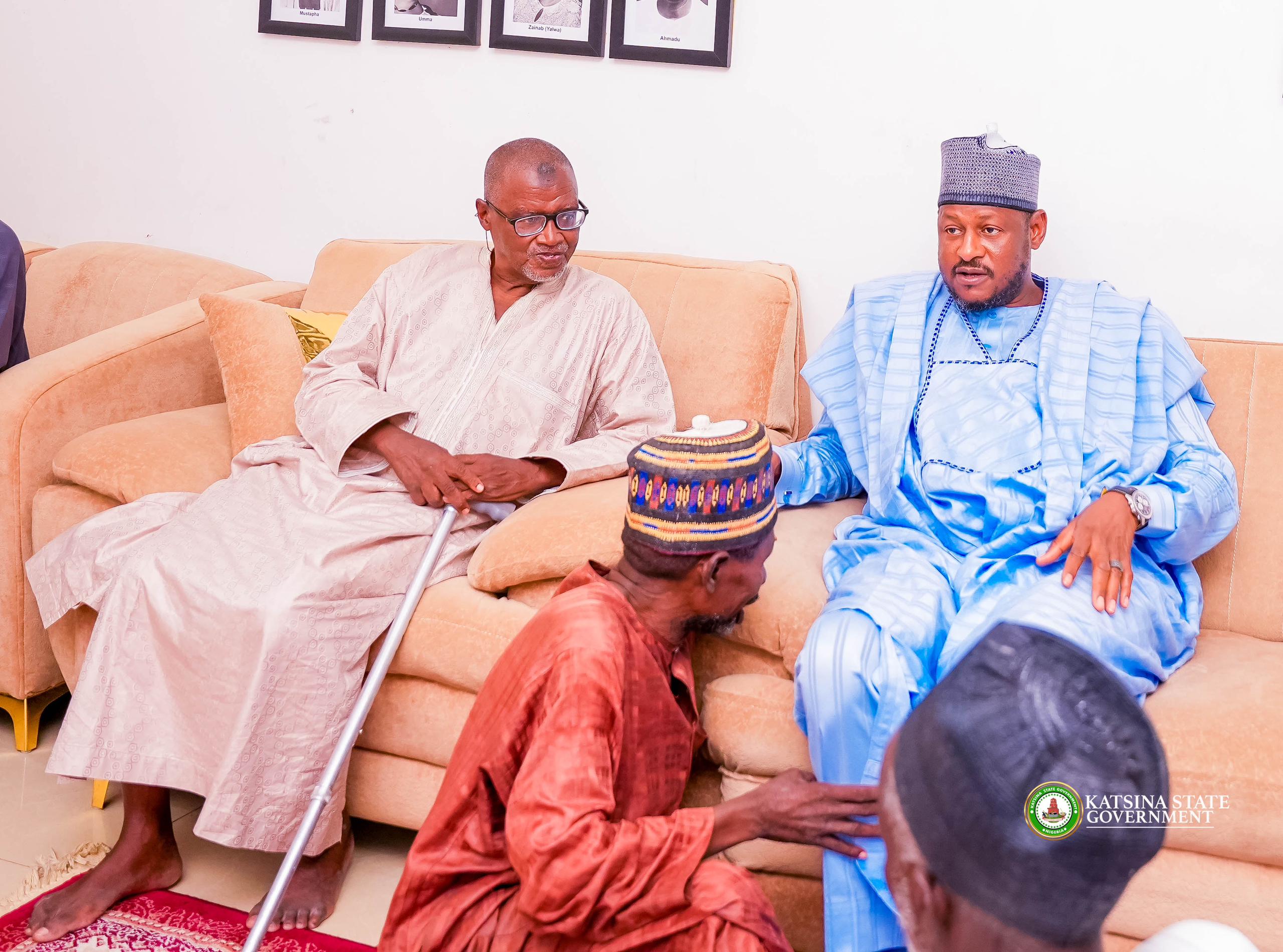 Governor Radda visits Yar’adua’s family over Matriarch’s death