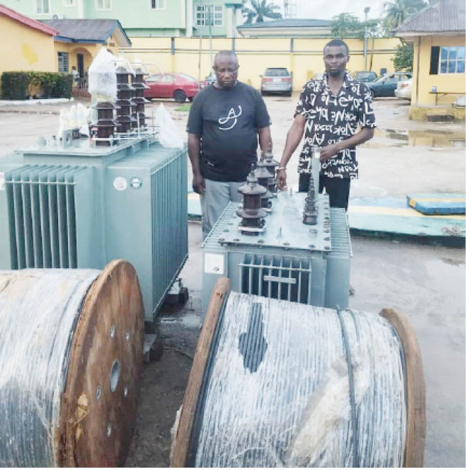 Police arrest 2 over transformers theft in Edo