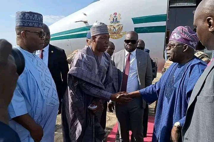 Flood: Tinubu arrives in Maiduguri