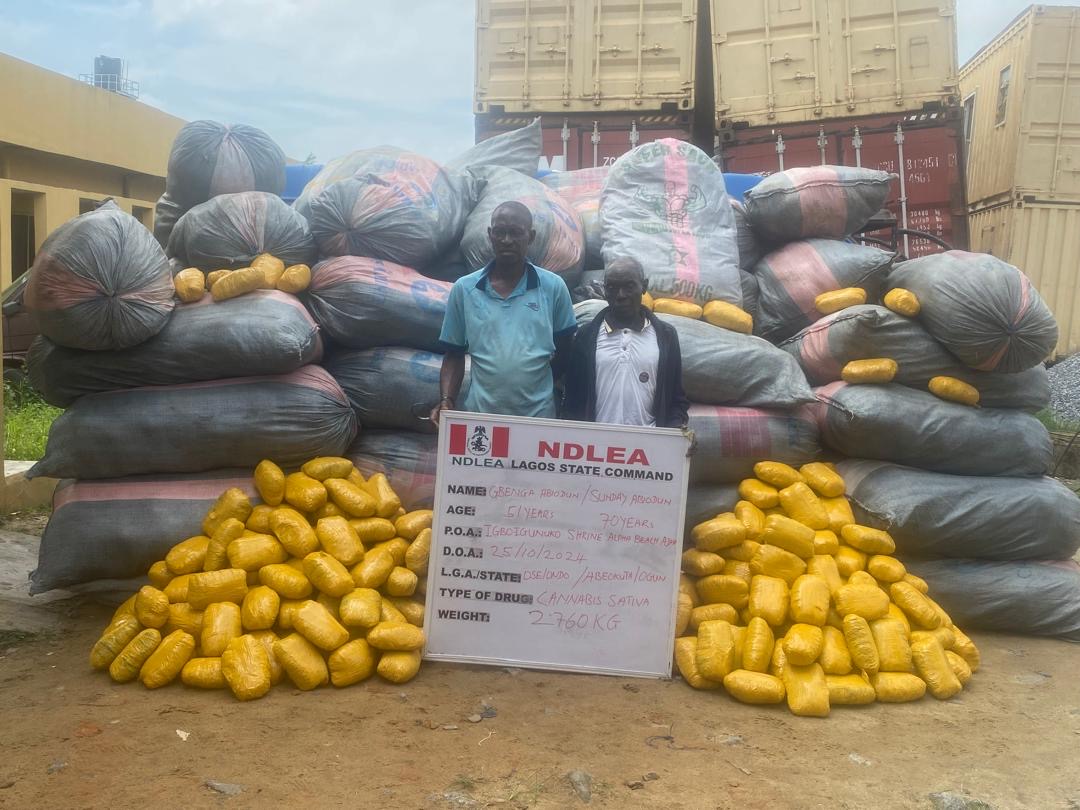 NDLEA intercepts N16.7bn opioids at seaports