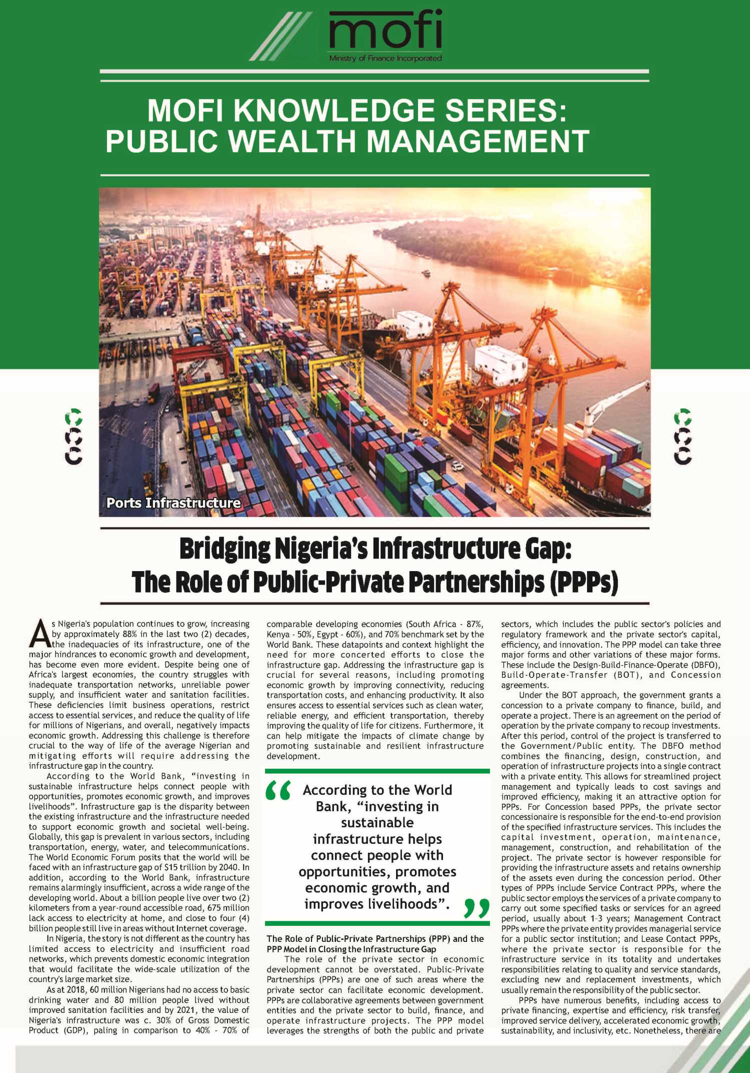 bridging nigeria infrastructure gap 2