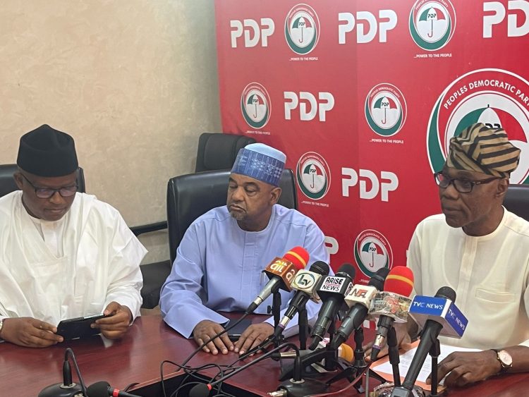 Suspension galore as PDP NWC splits, Damagum, Ologunagba, others affected