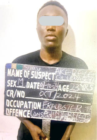 one of the suspected fraudsters