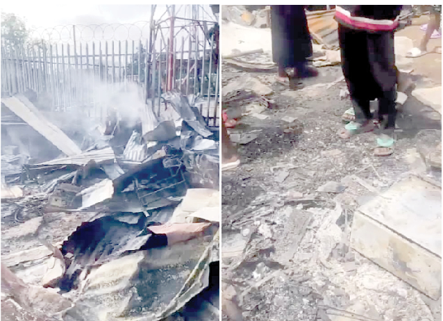 Traders lament as fire destroyed N500m goods at GSM village