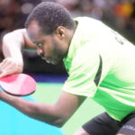 poster boy of nigerian table tennis, aruna quadri