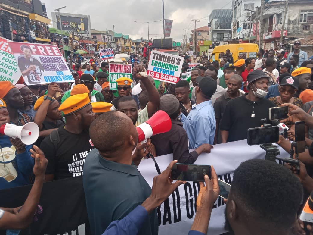 PHOTOS: #FearlessInOctober Protesters On Streets Of Lagos