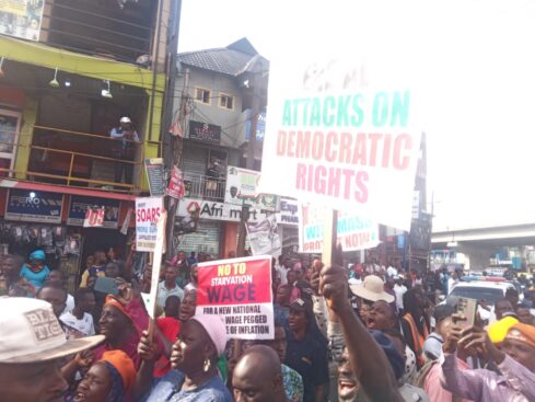 PHOTOS: #FearlessInOctober Protesters On Streets Of Lagos