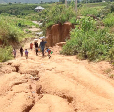 the road linking the communities