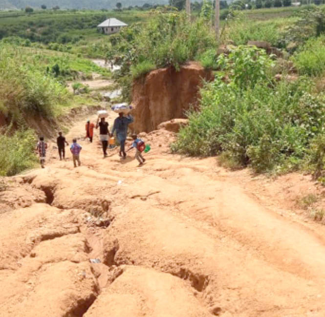 Residents stranded as bridge collapses in FCT community