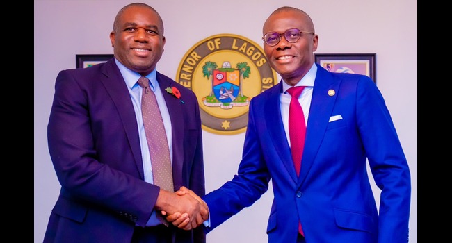 UK Foreign Secretary meets Sanwo-Olu, says ‘Lagos is our old-time friend’