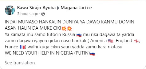 from fuel subsidy to russian flagsss