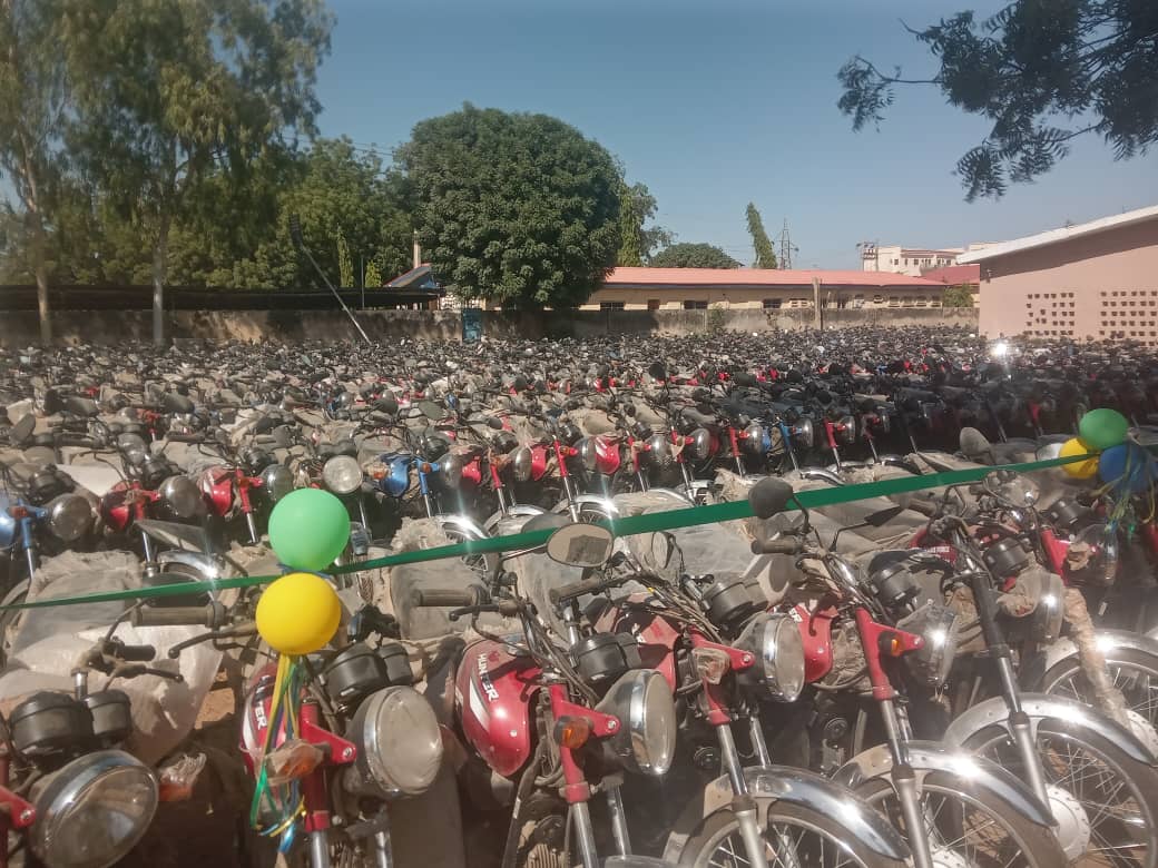 Kano: Barau donates motorcycles to policemen