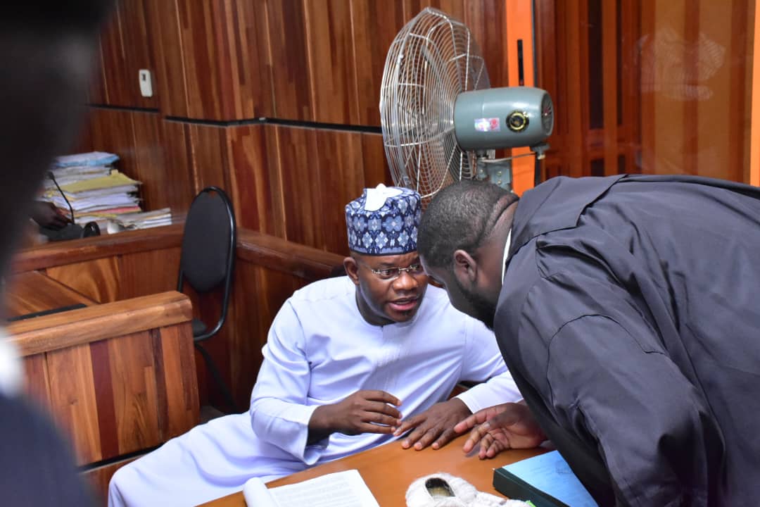 PHOTOS: Yahaya Bello arraigned at FCT High Court