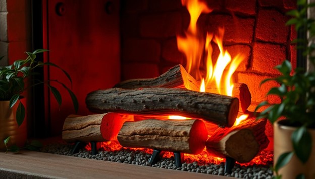 Transform Your Fireplace with Sustainable Compressed Sawdust Logs