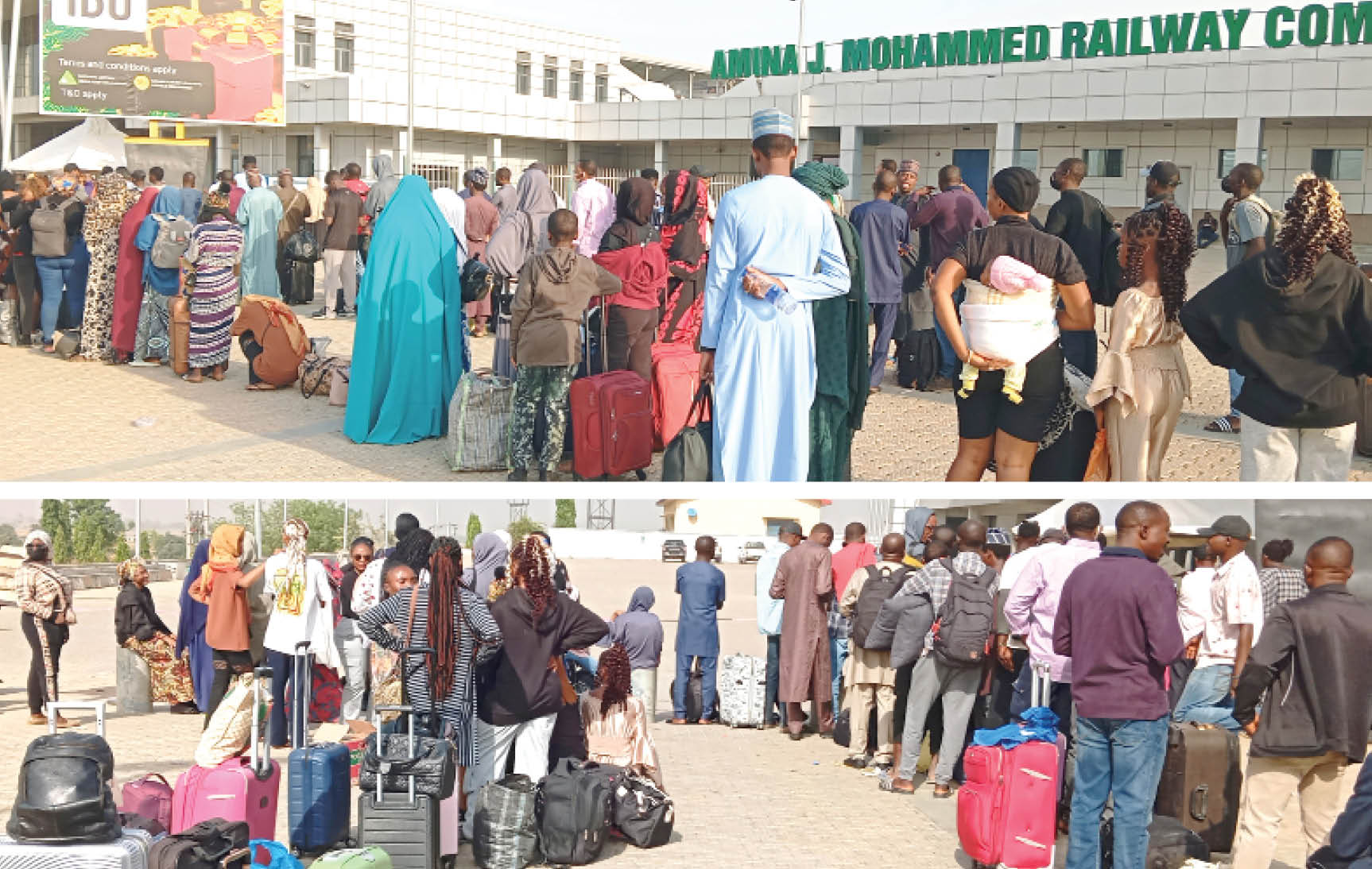 Delays, overcrowding mar free train ride