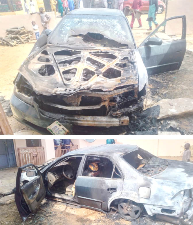 Hoodlums attack Kogi monarch, burn vehicle, property