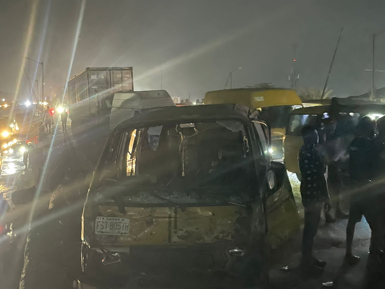 Lagos: Many injured in multiple auto crash