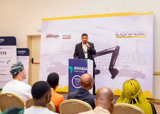 mr. arab gazi, general manager mikano motors lhcv, delivering lecture at the mining week