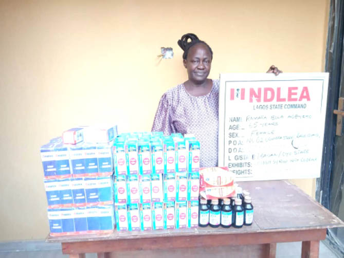 NDLEA arrests engineer over illicit drug, grandma with opioids in Lagos