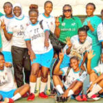 players of road safety babes handball club abuja