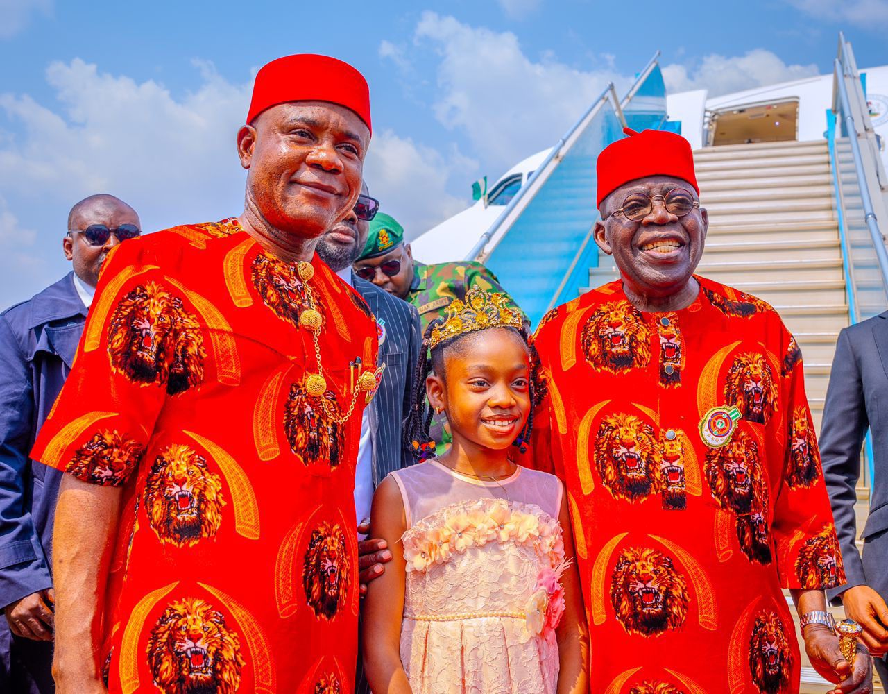 Tinubu arrives Enugu on one-day official visit