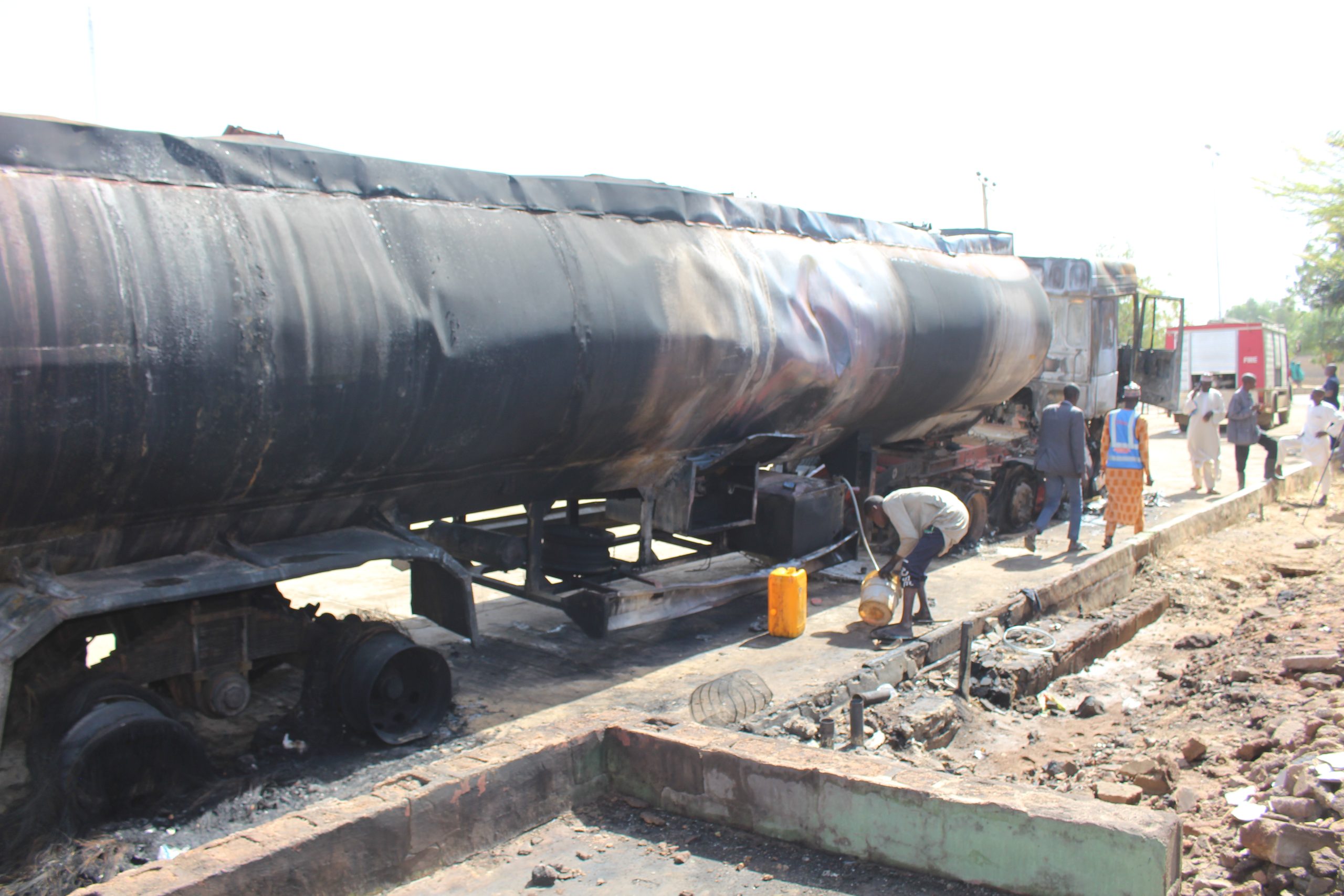 Petrol Tanker explodes in Jigawa filling station