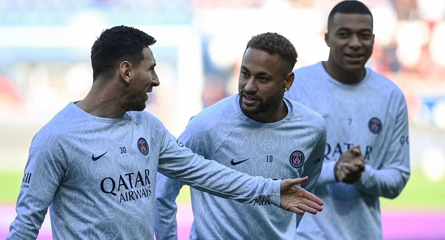 Mbappe was jealous of Messi at PSG – Neymar