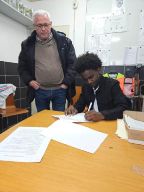 Nigerian youngster, Yaqub Malah, signs for Portuguese club