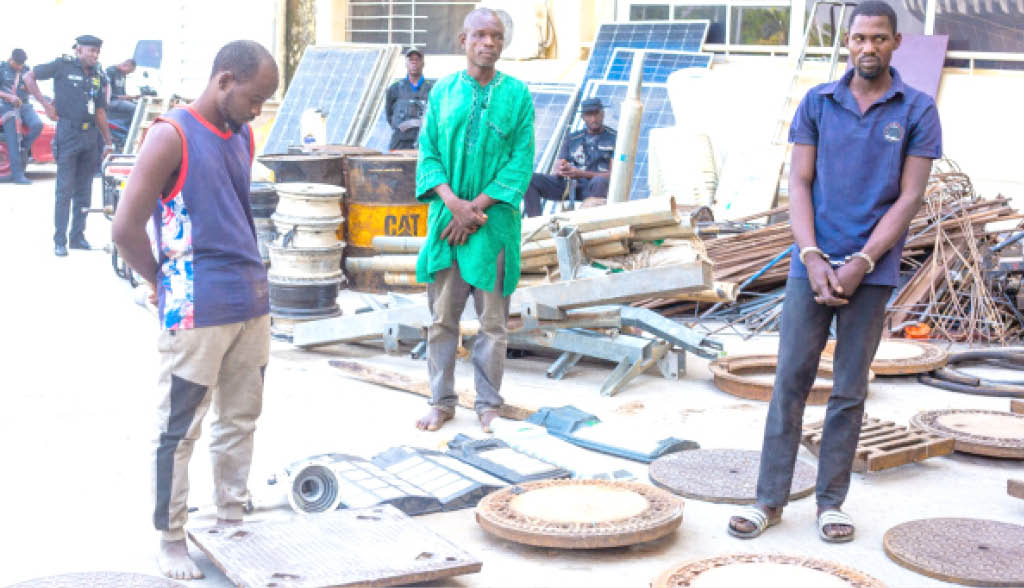 Police raid black spots, recover manhole covers, firearms in FCT