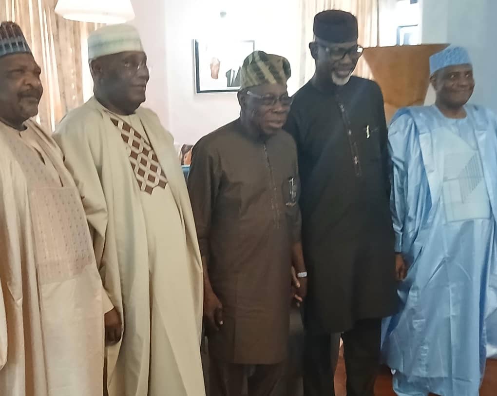 Atiku visits Obasanjo as politicians begin early preparations for 2027