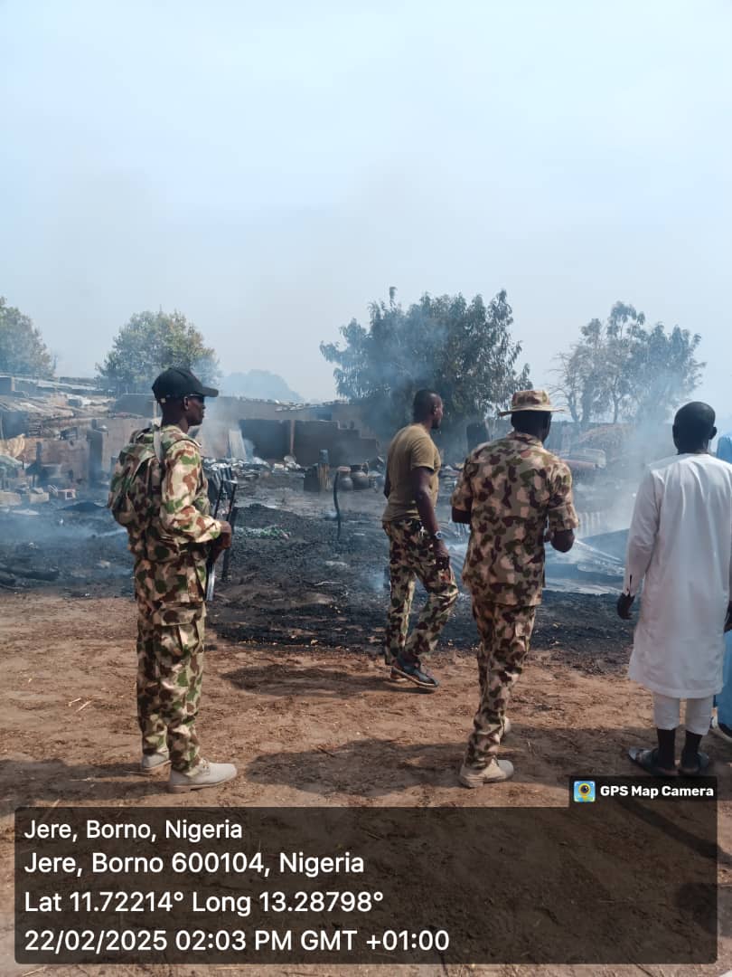 How soldiers prevented massive destruction in Borno Fire Outbreak