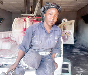 A young woman’s journey into redefining automotive painting in Jos