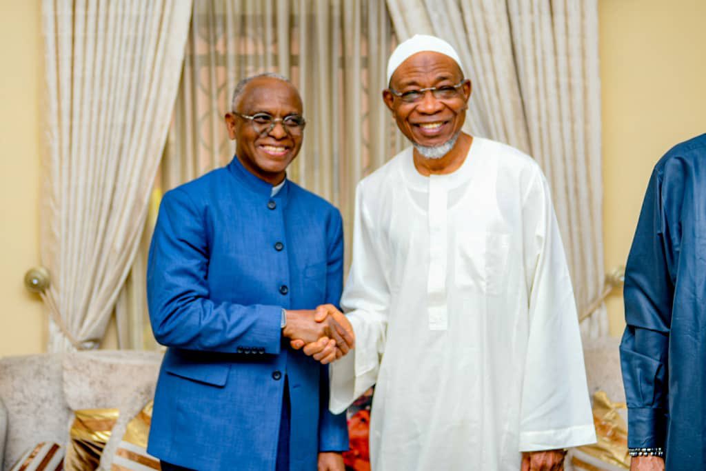 El-Rufai visits Aregbesola, Tunde Bakare in Lagos, Atiku in Abuja