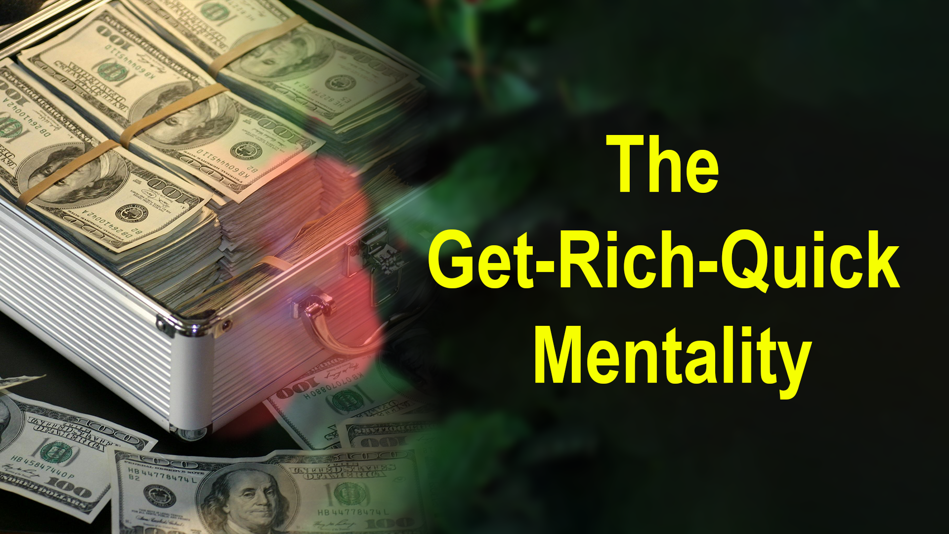 How Society Fuels Get-Rich-Quick Mentality