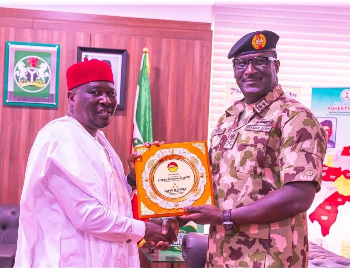 Gov Fintiri Reaffirms Commitment to Security as GOC 3 Division Visits Adamawa