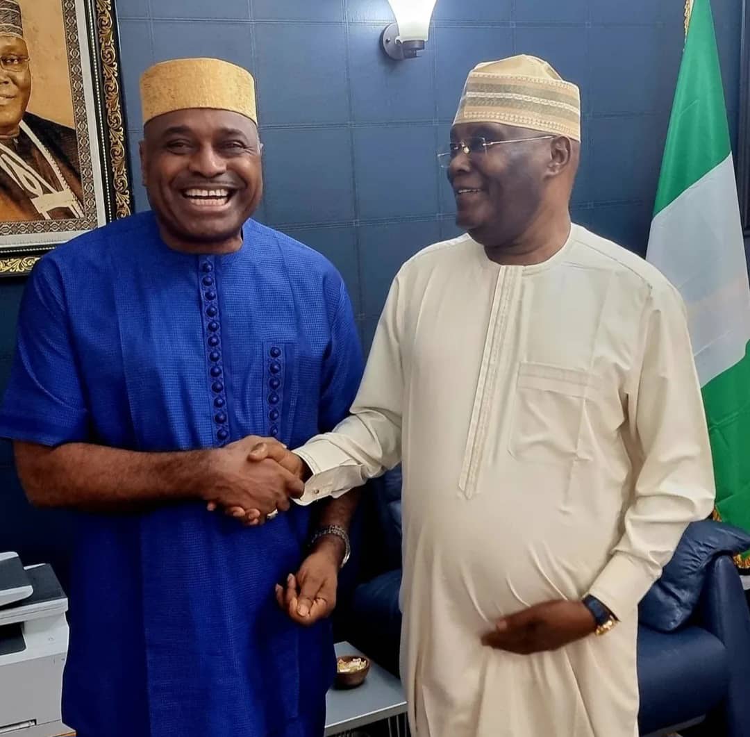 Kenneth Okonkwo Meets Atiku After Dumping Peter Obi