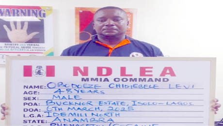 NDLEA arrests auto spare-parts dealer with 77.50kg cocaine